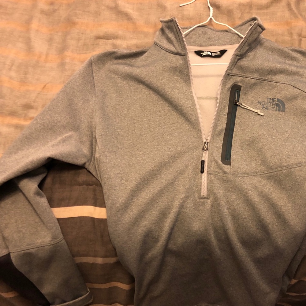 The North Face Half-zip Pullover Grey/Blue